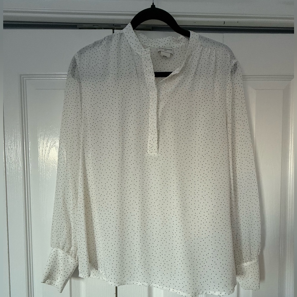 Silk long sleeve blouse
